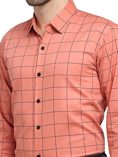Image of JAINISH Men's Checked Formal Shirts.