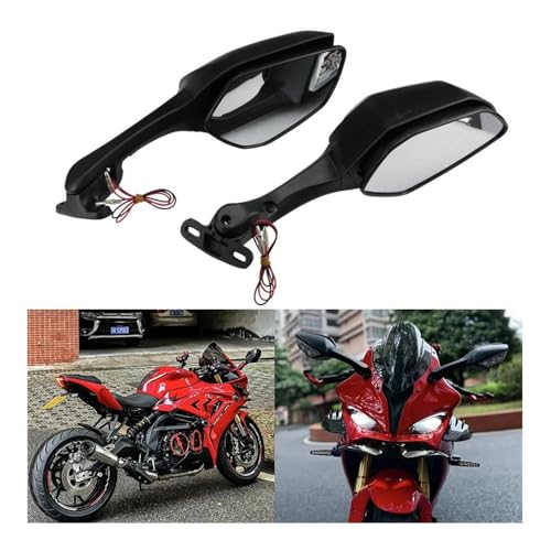 Espejos retrovisores Ninja 400 y ZX-10R intermitentes integrados regulables 2