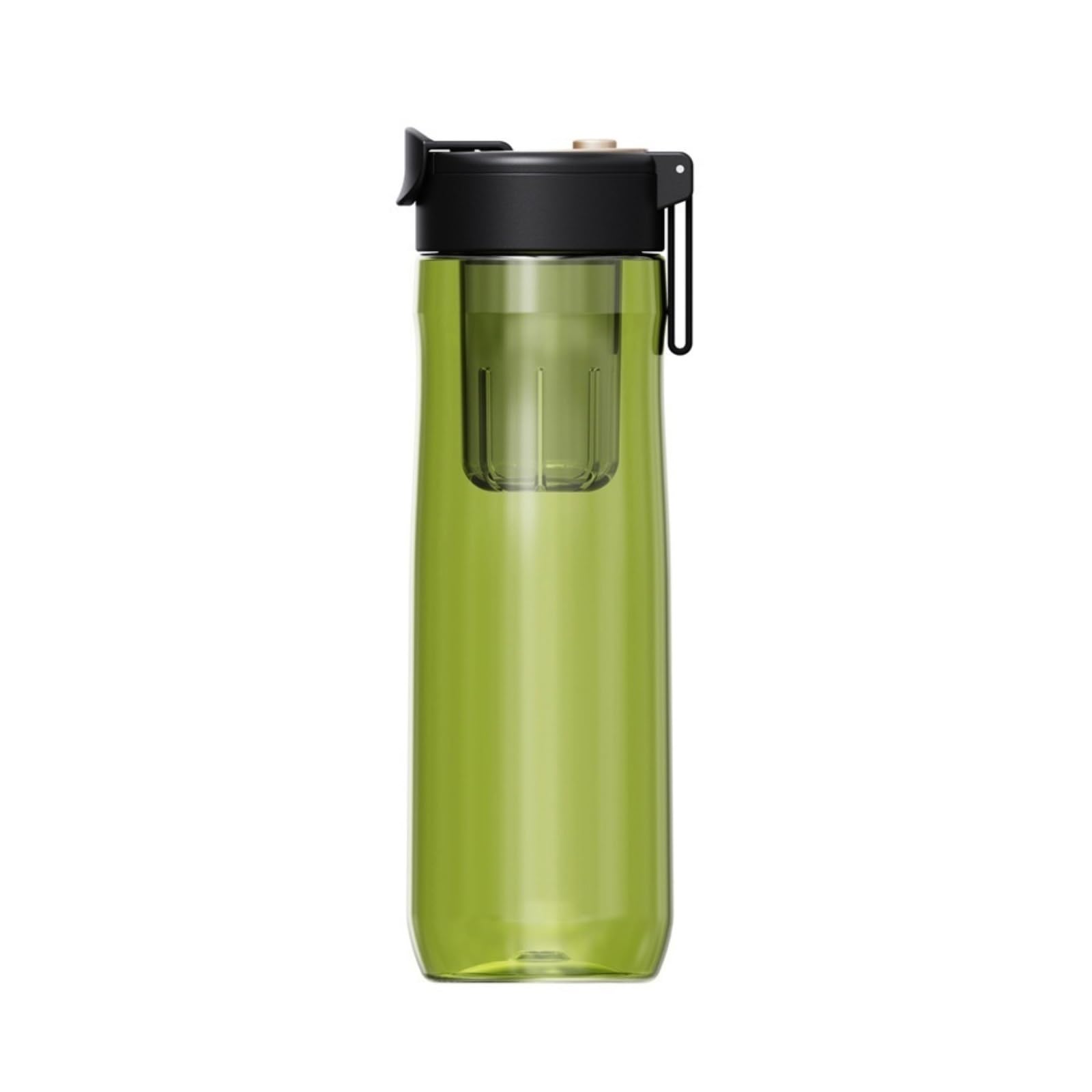 Borraccia Bottiglie d'Acqua Bottiglie d'Acqua Isolate da Viaggio Sfera Magica Tazza da tè Magnetica T Tazza d'Acqua Sportiva in plastica di Grande capacità(Green,7.5 * 8.8 * 24CM(800ML)_1)