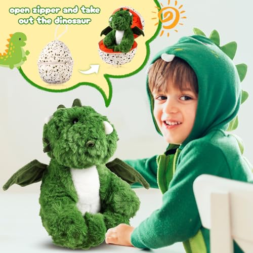 Zjoey ZJ-DRAGON PLUSH02 Animal Hand Puppets 11 Inch Unicorn Plush Dinosaur Animals Hand Puppet Toys Role-Play Toy Puppets thumb #1