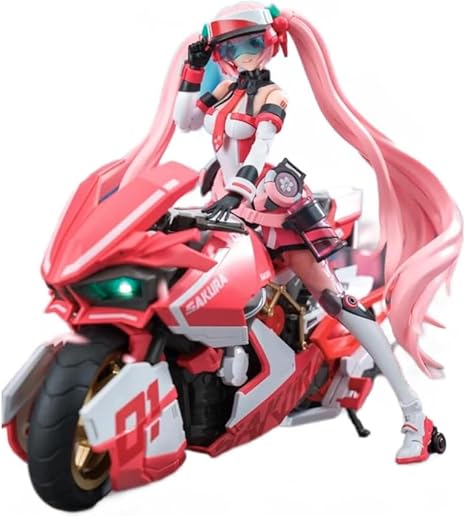 YSBRING SOSKILL SSK-MIKU0 Sakura Miku Pink Sound Blast | 1/12 Scale Articulated Mecha Girl Model Kit