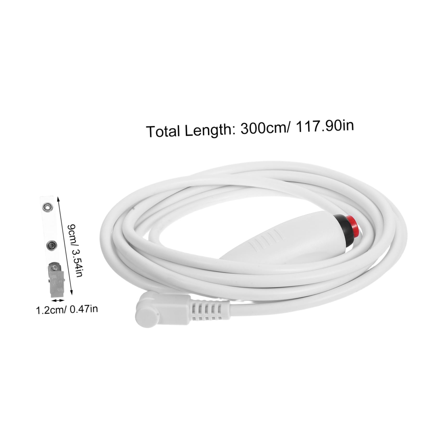 ARTIBETTER Cord with Bed Sheet Clip Plug Cable for Hospitals and Clinics High Sensitivity Push Replacement Connector Medical Cable for Efficient