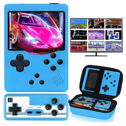 dayangdong Handheld Game Console for Kids - 500 Retro Video Games - 3.0" LCD Screen - Portable Game Player with Rechargeable Battery - Mini Electronic Toy Gift for Boys and Girls