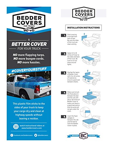 Bedder Covers LARGE Pickup Truck Bed Cover, Self-Adhesive Waterproof Wrap 3 Ft X 40 Ft thumb #8