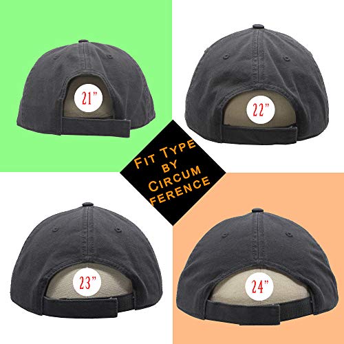 Image of Classic Washed Cotton Baseball Cap - Vintage Adjustable Dad Hat, Curved Bill for Men Women, Outdoor Everyday Wear