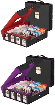 Gomyrod Card Storage Box 3200+ MTG Deck Box with 30 Colorful Divider