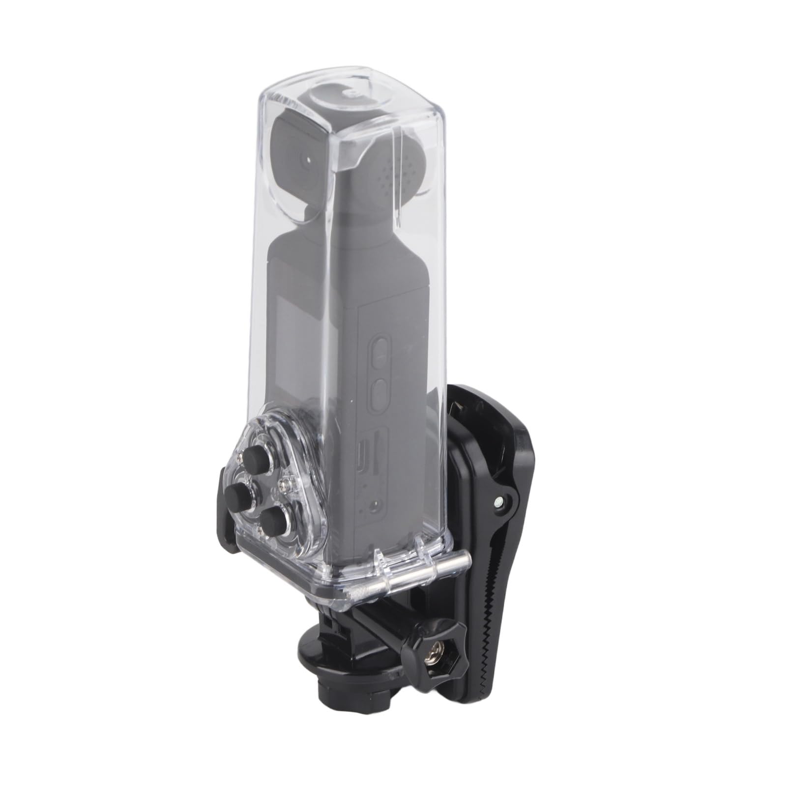 4K HD Camera mit WLAN, 30 M Wasserdichtes Gehäuse, Drehbarer Ständer, Kabelloses Audiogerät, Vielseitige Szenarien, Kleine Action Camera