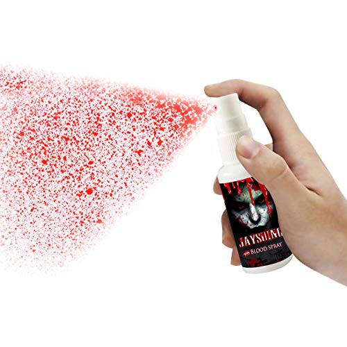 FengHP 40 ML Halloween Vampire Blood Spray Faux Sang pour Halloween Costume, Zombie, Vampire et Monster Maquillage et Habillage Cover