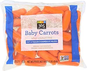 365 Everyday Value, Peeled Baby Carrots, 1 lb Bag
