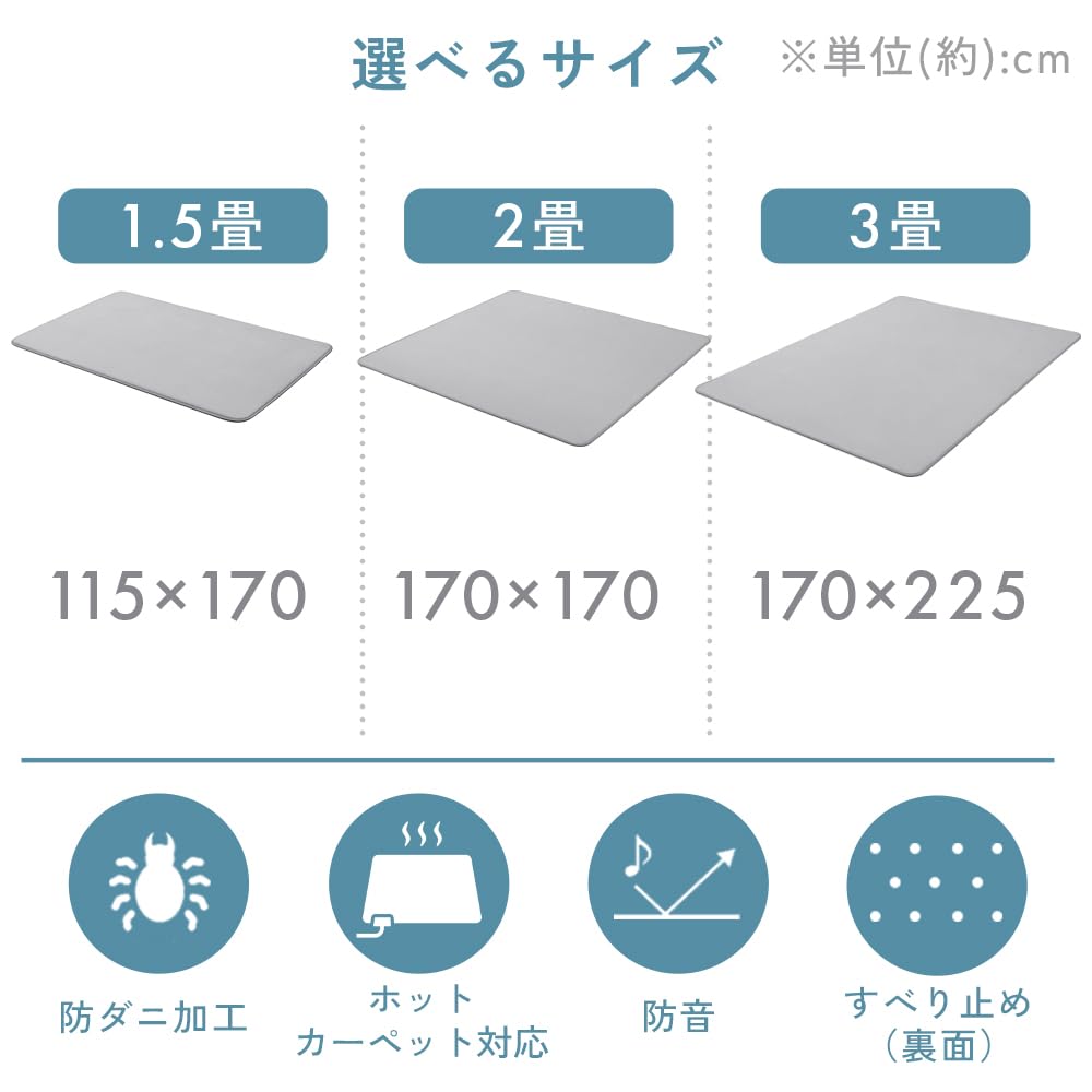 Amazon｜アイリスオーヤマ はがして洗える Hagash アンダーラグ 170
