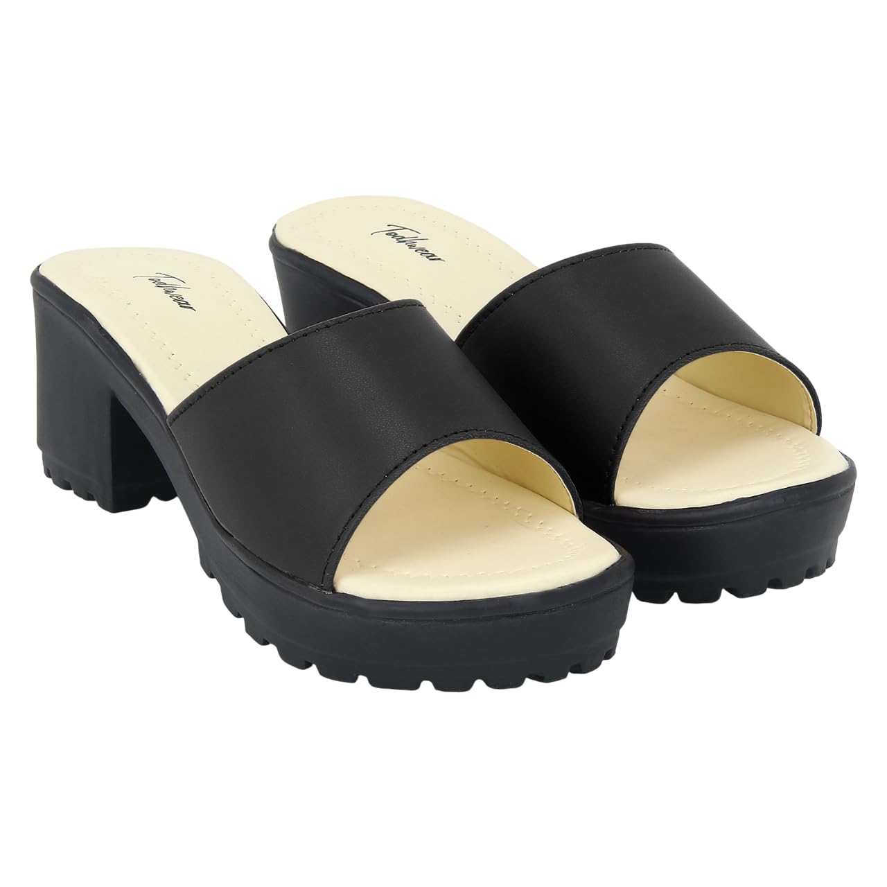 Women’s Platform Sandals | Chunky Mid Heel Slip-On Sandals | Open Toe Comfortable Dress Shoes for Casual |-image-43
