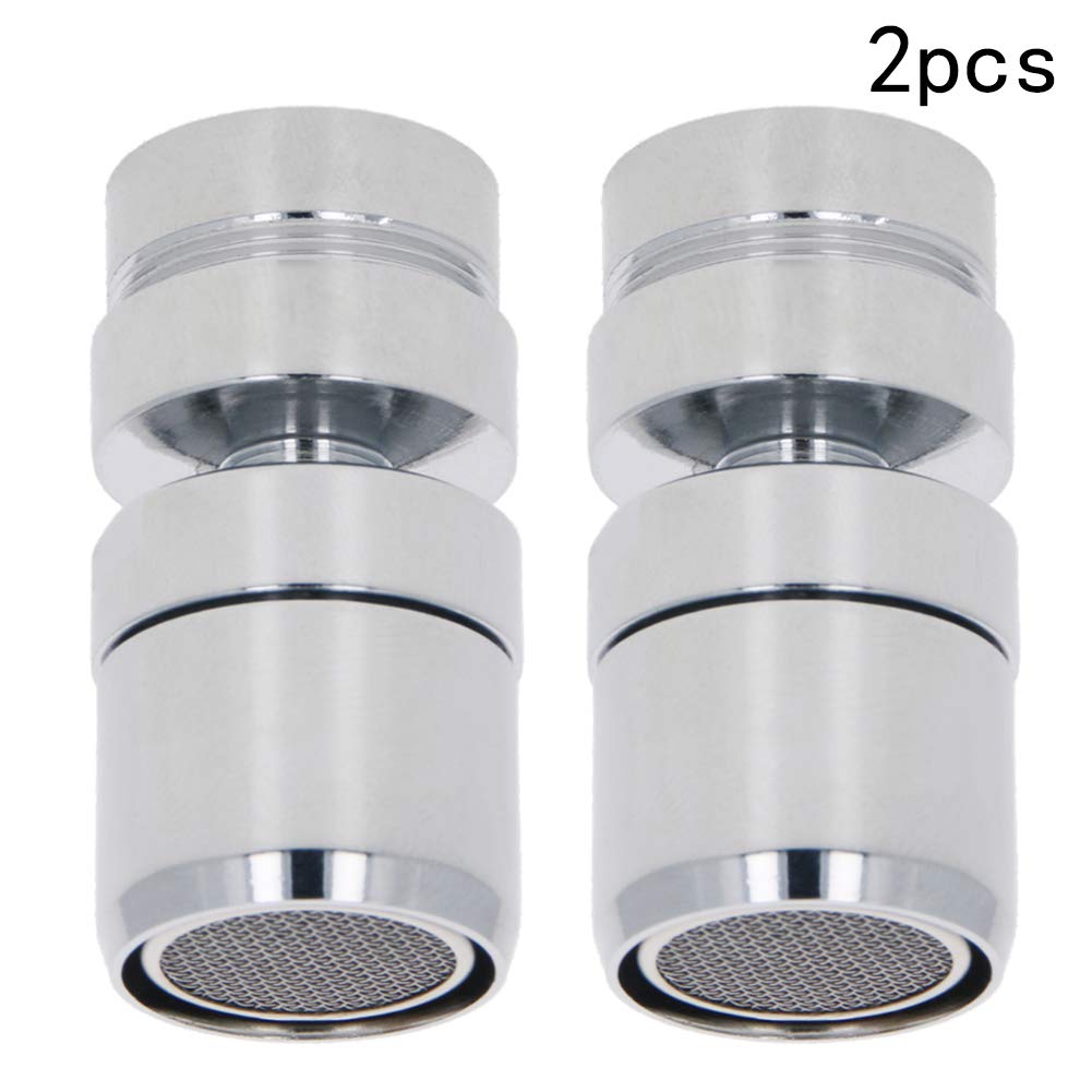 MroMax 2 pz Aeratore Universale Femmina Rubinetto Aeratore Ugello Parte di Ricambio per Bagno Lavabo Cucina Bidet Rubinetto, 19 mm, Rame, Lucidato
