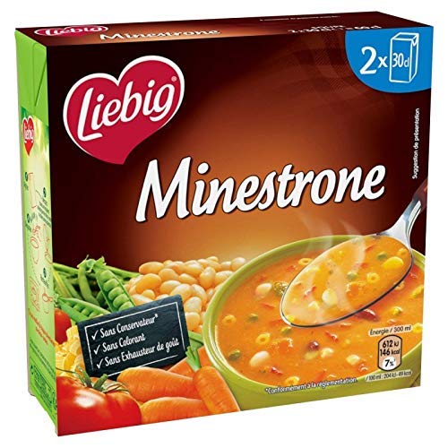 LIEBIG - Soupe Minestrone Briques 60Cl - Lot De 3 - meilleure offre