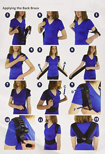 ComfyMed® Posture Corrector Clavicle Support Brace CM-PB16 Medical Device to Improve Bad Posture, Thoracic Kyphosis, Shoulder Alignment, Upper Back Pain Relief for Men and Women (REG 29" to 40" Chest) - Thumbnail 2