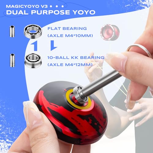image for MAGICYOYO Professional Responsive Yoyo V3, Metal Yoyo for Kids Beginne