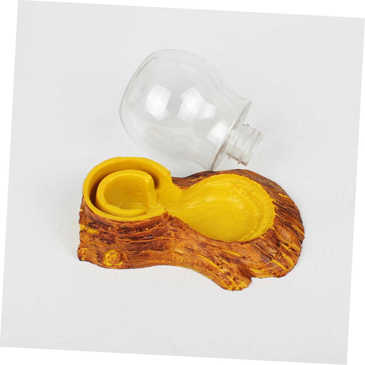 HOLIDYOYO Automated Pet Water Feeder for Reptiles Turtle Basin Easy Durable Resin Craft