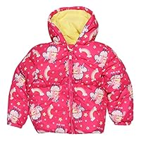 Peppa Pig Peppa On A Unicorn Puffer Jacket, Girls, 1-6 Years, Pink, Official Merchandise