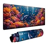 【TAPIS DE SOURIS IMPRIMÉS EXQUIS】 : Ce tapis de souris utilise la technologie d'impression numérique pour garantir des images d'une grande netteté et une résistance à la décoloration. Ce tapis de souris conserve des couleurs éclatantes longtemps, sublimant votre environnement de travail et de jeu. C'est également un cadeau pour vos proches pendant les fêtes
