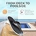 Scott Hawaii Marine Flip Flop | Marlin Fish Design | Tubular Nylon Strap | Non-Marking Outsole | No-Slip Boat Sandal | Arch Support