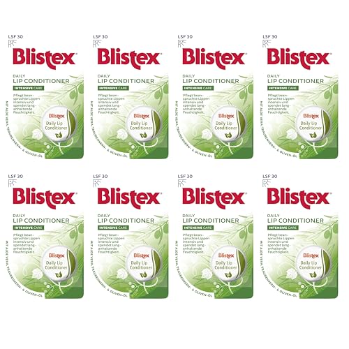 Image of Blistex Daily Lip Conditioner With SPF 15, For Lip care, 7ml (Pack Of 8), Blistex Daily Conditioner With Aloe Vera,