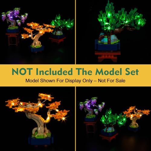 Image of LocoLee Light kit Compatible with Lego 10373 Mini Bonsai Trees Botanicals - No Model Only Light, LED Lighting Accessories Compatible with Lego 10373 Mini Bonsai