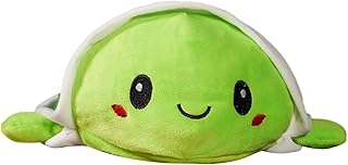 Sea Turtle Plush Toy Turtle Plush Doll | Cotton Stuffed Animal Realistic Cuddly Turtle Toy - Huggable Sea Animal Pillows and Plushies for Holidays