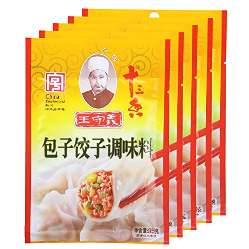 Wang Shouyi thirteen spices dumplings 35g 5 bags mixed with wonton stuffing, meat seasoning, spice package seasoningçŽ‹å®ˆä¹‰åä¸‰é¦™è°ƒå‘³æ–™ åŒ…å­é¥ºå­35g5è¢‹æ‹Œé¦„é¥¨é¦…æ–™è‚‰è°ƒæ–™é¦™æ–™åŒ…ä½æ–™