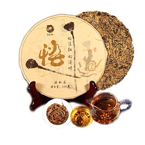 100g Té negro orgánico chino Yunnan Mini pastel Brotes de oro Dianhong Té rojo Cuidado de la salud Nuevo té cocido Venta…