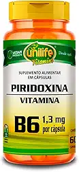 Vitamina B6 - Piridoxina - 60 cápsulas