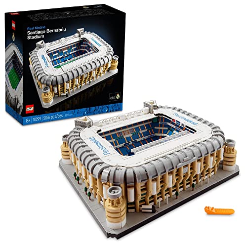 LEGO Icons Real Madrid Santiago Bernabu Stadium 10299 Building Set - Soccer Field and Model Building Kit for Adults Home and Office Collectible Decor Piece Great Gift Idea for Sports Fans