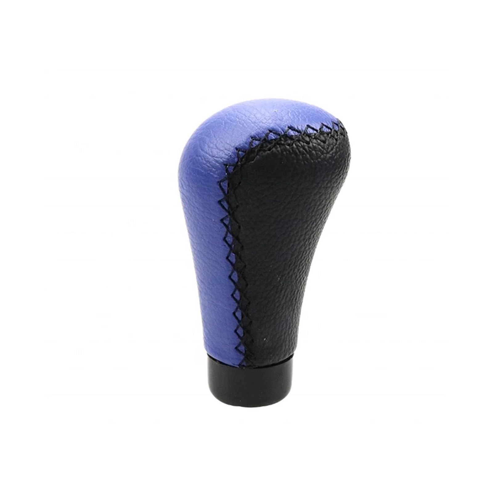 AHRPKAMERD Gear Shift Knob 1pcs Car Manual Carbon Leather Shifter Universal Shift Knob Gear Shift knob(Blue)