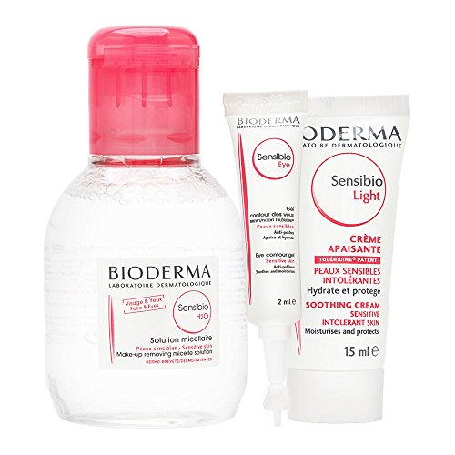 Bioderma - Sensibio - Discovery Kit - Micellar Water / Cream / Eye Cream - Cleansing and Skin Soothing - for Sensitive Skin