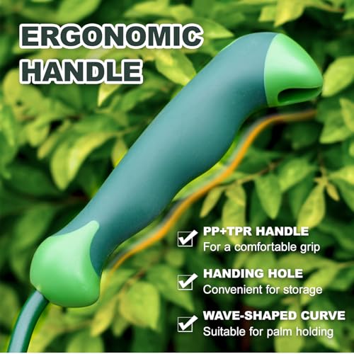 Rastrillo manual para jardín de 3 púas con mango ergonómico miniatura 4