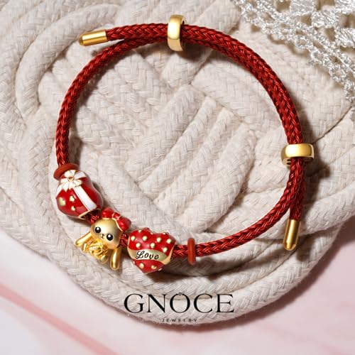 GNOCE Adjustable Basic Bracelet with 2 Pieces of Stoppers Bracelet for Women, Stainless Steel Bracelet For Her3