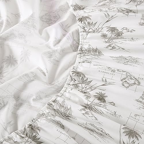 Image of Tommy Bahama - Queen Sheet Set with Fitted Sheet & Pillowcases