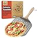Produktbild Chef Pomodoro - Pizzaschieber - 30,5 x 35,6 cm - Faltbarer Griff - Perforierte Aluminium Pizzaschaufel zum einfachen Einschieben des Pizzateigs - Perfekt als Backofenzubehör und für Hobby Pizzabäcker