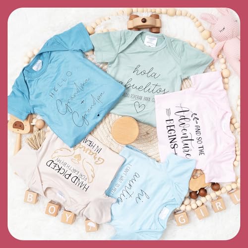 Funny Pregnancy Announcement Gift for Grandparents to be,Little Answered Prayer Pregnancy Announcement Outfit4