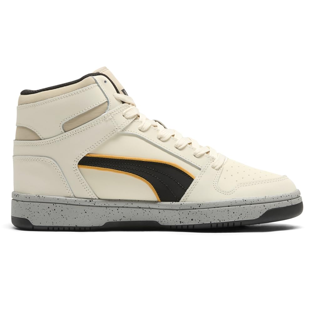PUMA Mens Rebound Layup Nylon High Sneakers Shoes Casual - Off White - Size 9 M