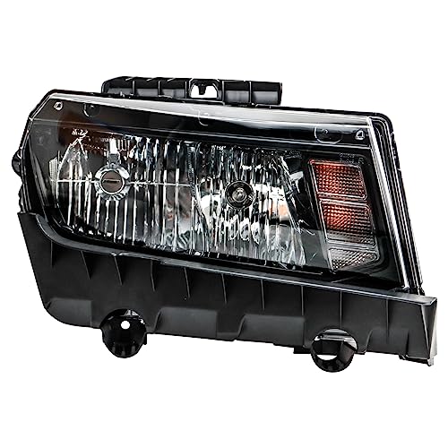 Image of TRQ Passenger Side Headlight Assembly Halogen Compatible with 2014-2015 Chevrolet Camaro GM2503391