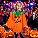 Zoom IMG-1 liakyunf poncho zucca bambini costume