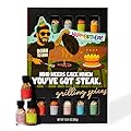 Smokehouse by Thoughtfully, Gourmet Ultimate Grilling Spice Set with Birthday Wrap, Includes 20 BBQ Seasonings & Rubs Like Chili Garlic, Italian, and Cajun, Gift for Him, Dad, or Grill Lovers