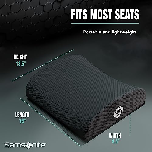 Samsonite SA5243 Lumbar Support Pillow For Office Chair And Car Seat thumb #4