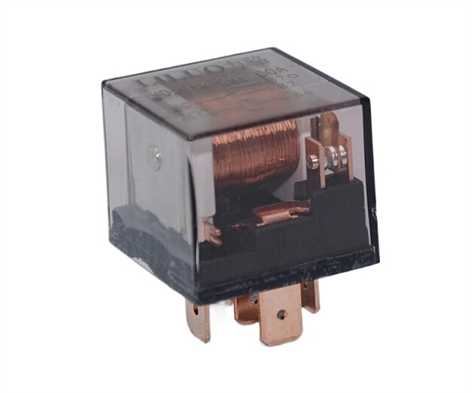 5 uds relé de automóvil 24V DC 40A 5 pines JD2914 relé de bocina de aire acondicionado controlador de iluminación automotriz