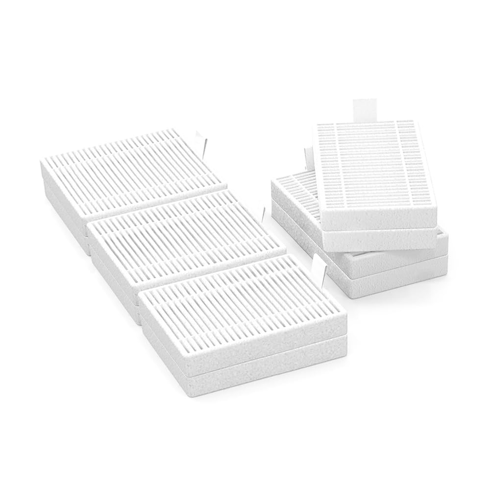 ILIFE A30 Pro/ A30s Plus/ V10 Pro Robot Vacuum Replacement Filter, 10 Pack