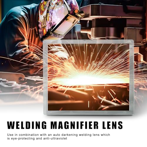 TRQWH Welding Helmet Magnifying Lens 2.0/2.5 Diopter Eye-Protecting Welder Accessories Magnifier Cheater Lens (L-2.5 Diopter) - Image 2