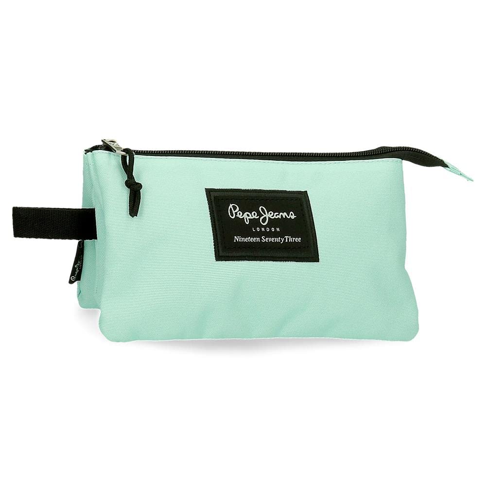 Pepe Jeans Aris Estuche Triple Azul 22x12x5 cms Poliéster