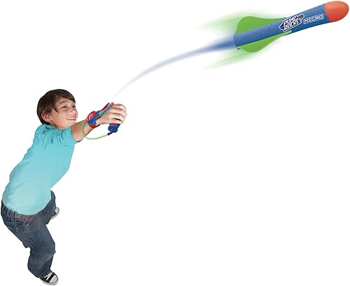Miniatura 4 de Geospace Micro Rocket Wrist Shotz: lanzador de pulsera con 3 cohetes de espuma
