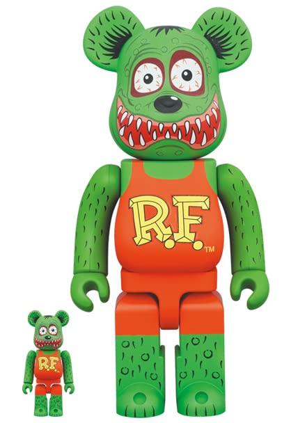 【2体セット】be@rbrick rat fink Medicom Toy Bearbrick Rat Fink set 1005 400% : Amazon.it: Giochi e