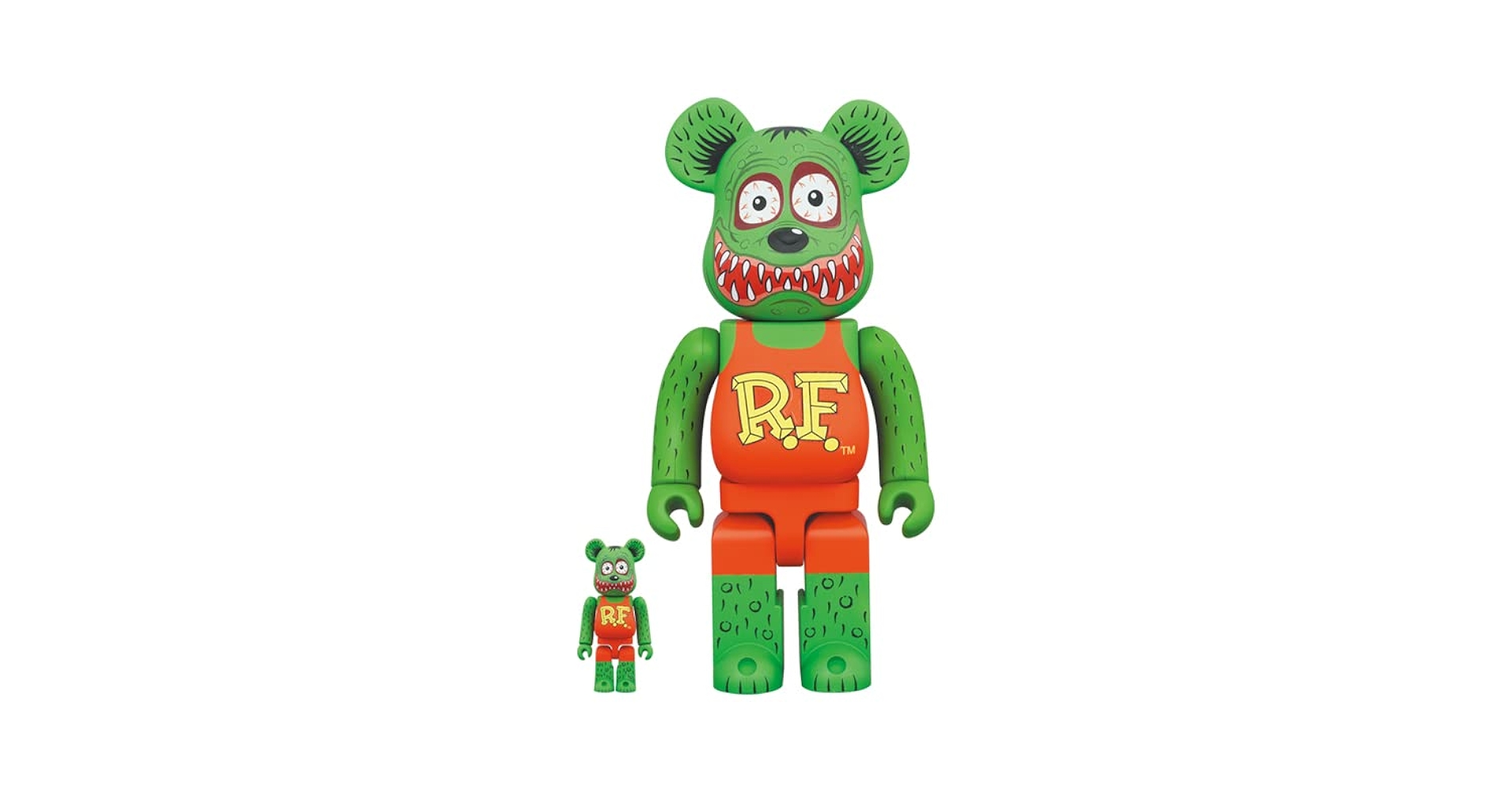 Medicom Toy Bearbrick Rat Fink set 1005 400% : Amazon.co.uk