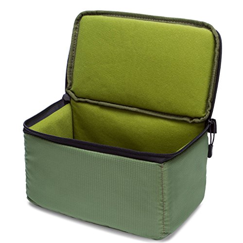 G-Raphy Camera Insert Bag With Sleeve Camera Pouch For Backpack - Make Your Own Camera Bag (Army Green) #TOP2